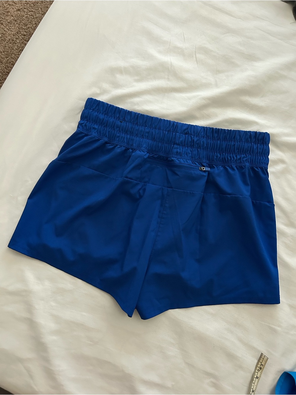 Asics Blue Performance Shorts - Picture 2 of 5